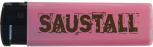 Einwegfeuerzeug - Saustall - 30166 rosa