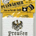 Pulswärmer - Preußen Adler - 56579 - Schweißband aus Frottier