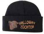 Hip-Hop Mütze Galloway Züchter 50920 schwarz
