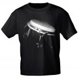 T-Shirt unisex mit Print - Lunar Eclipse - von ROCK YOU MUSIC SHIRTS - 10369 schwarz - Gr. S-XXL