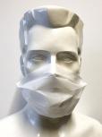 Behelfsmaske Gesichtsmaske Maske mit wasserabweisenden Vliess - 15443/1 Weiß 6 Stück