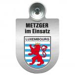 Einsatzschild Windschutzscheibe incl. Saugnapf - Metzger im Einsatz - 393825 - Region Luxembourg